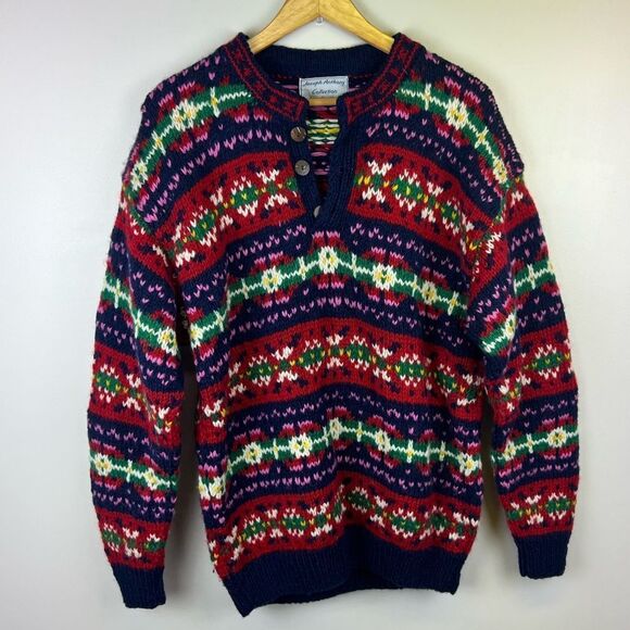 Joseph Anthony Collection Button Wool pullover - Picture 1 of 10